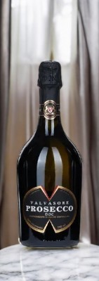 Игристое вино “ВАЛЬВАЗОРЕ ПРОСЕККО МИЛЛЕЗИМАТО” белое брют, г/у 2022, 11.0%, 0.75л (Черная этикетка)