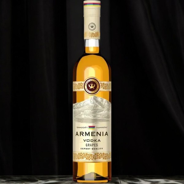 Спиртной напиток прочий крепкий “АРМЕНИЯ. ВОДКА ВИНОГРАДНАЯ”, 40.0%, 0.5л