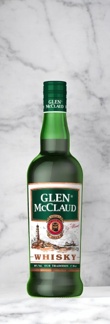 Виски купажированный “ГЛЕН МакКЛАУД” (“GLEN McCLAUD”) 40% 0,5
