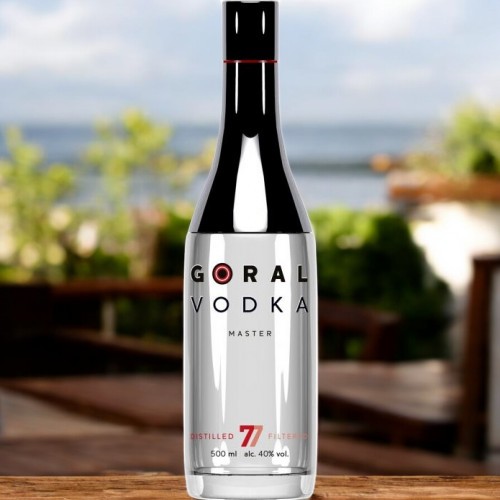 Водка “ГОРАЛ ВОДКА МАСТЕР” (“GORAL VODKA MASTER”), 40% 0.5л