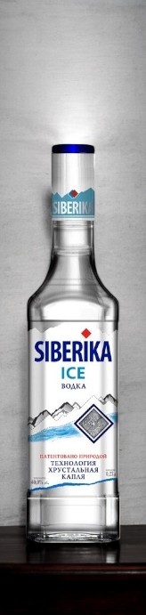Водка “СИБЕРИКА АЙС (SIBERIKA ICE)” 40% 0,25 (ф.12)