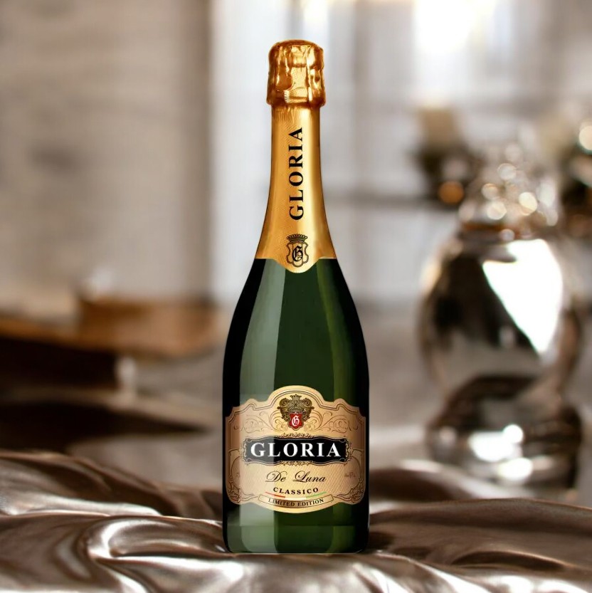Напиток винный газированный сладкий “GLORIA DE LUNA CLASSICO” (Глория де Луна Классико), 8% 0.75 л (НОВАЯ МАРКА)