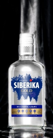 Водка “СИБЕРИКА ГОЛД (SIBERIKA  GOLD)” 40% 0,25 (ф.12)