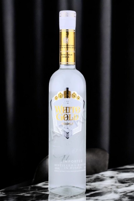 Водка “БЕЛОЕ ЗОЛОТО (WHITE GOLD)” 40% 0.5 NEW