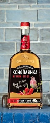 Настойка горькая “Коноплянка Жгучий перец” 40%, 0.25