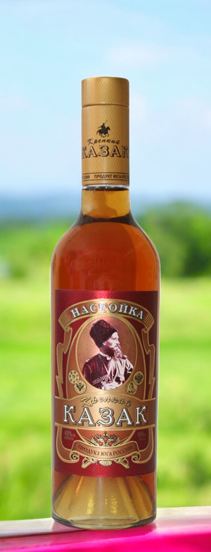 Настойка горькая “КРЕПКИЙ КАЗАК” 40% 0,5