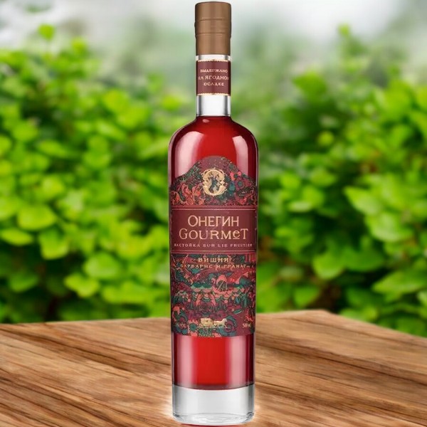 Настойка сладкая “ОНЕГИН ГУРМЭ ВИШНЯ” 20% 0,5