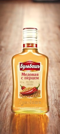 Настойка горькая “Бульбашъ. Мядовая з перцам Беларуская” 37.0%, 0.2л
