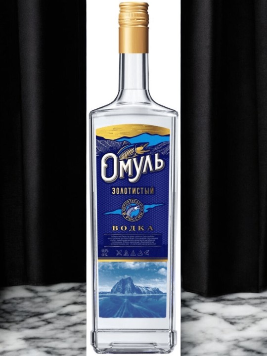 Водка “ОМУЛЬ ЗОЛОТИСТЫЙ” 40% 1,0