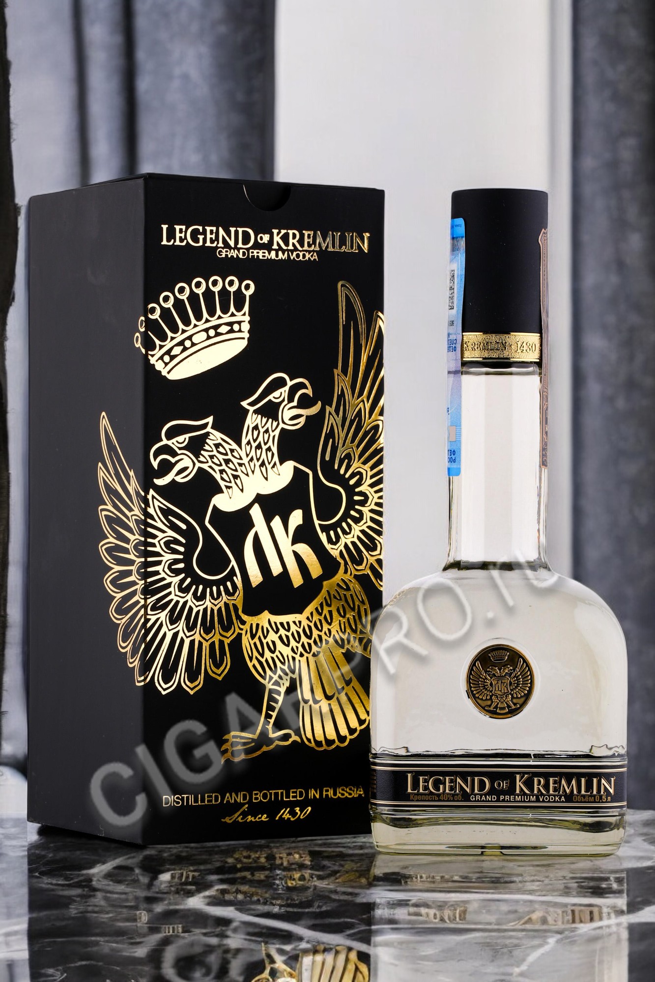 ВОДКА “ЛЕГЕНДА КРЕМЛЯ” 40% 0,5