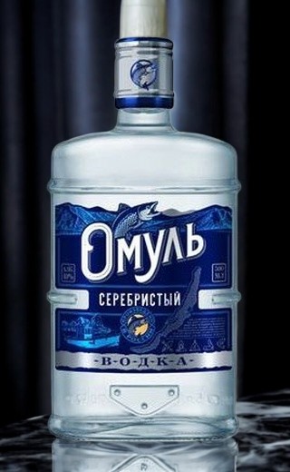 Водка “ОМУЛЬ СЕРЕБРИСТЫЙ” 38% 0,5