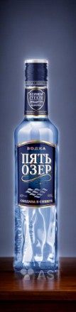 Водка “Пять Озер”, 40% 0.7