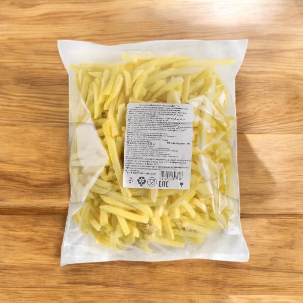 Картофель фри соломка 10*10 с панировкой – 2,5кг