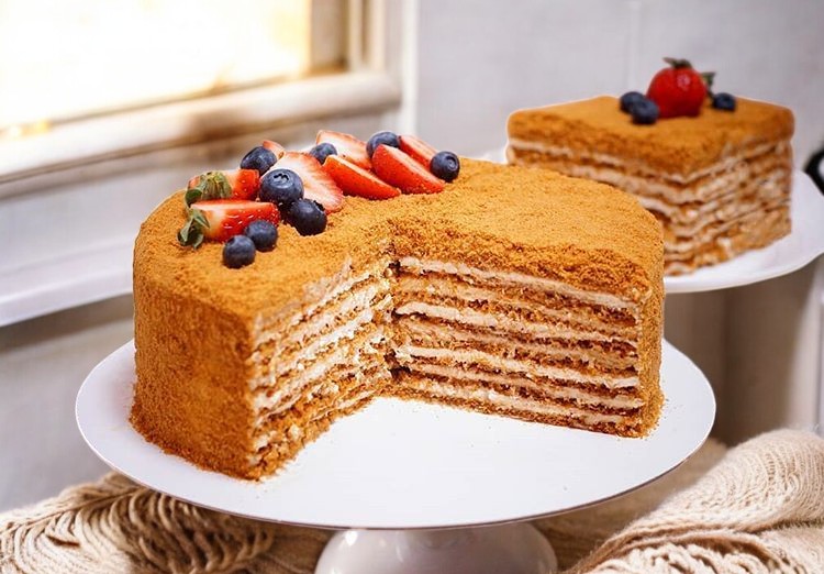 Торт медовый ПП замороженный  4 кг
