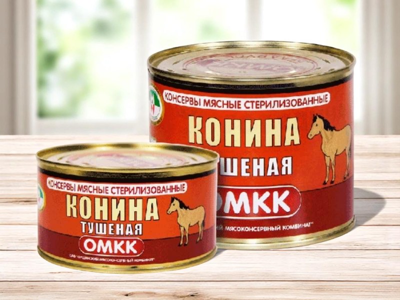 КОНИНА кусковая тушеная ГОСТ 32125-2013 1й сорт 97,5% 325 гр