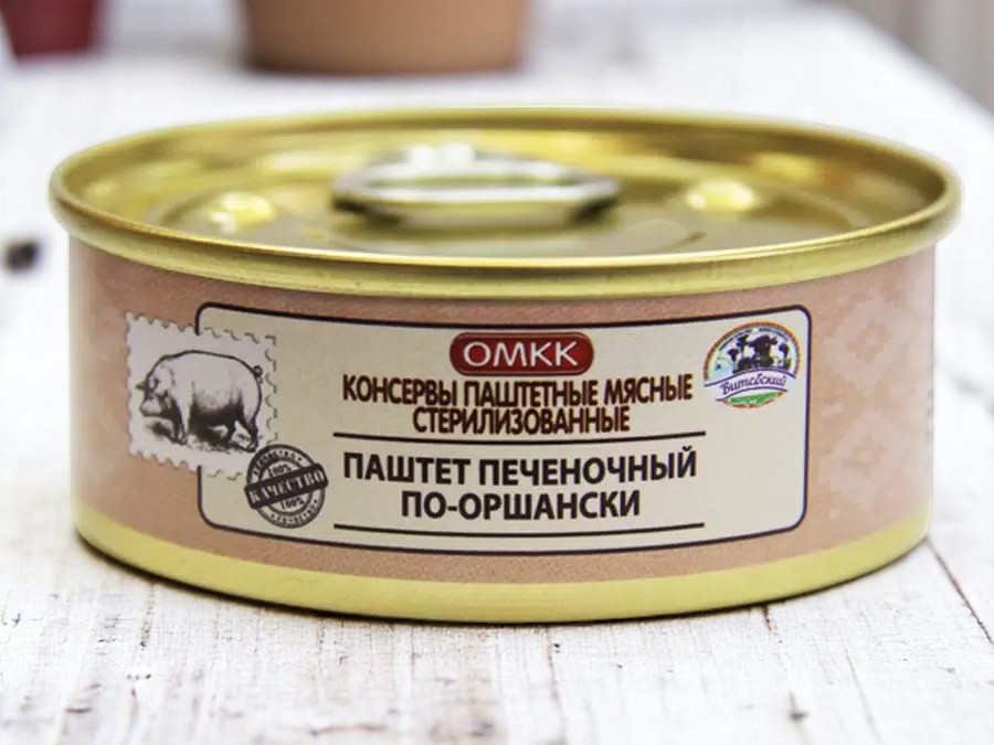 Паштет печеночный по-оршански 100гр алюм/банка, ключ