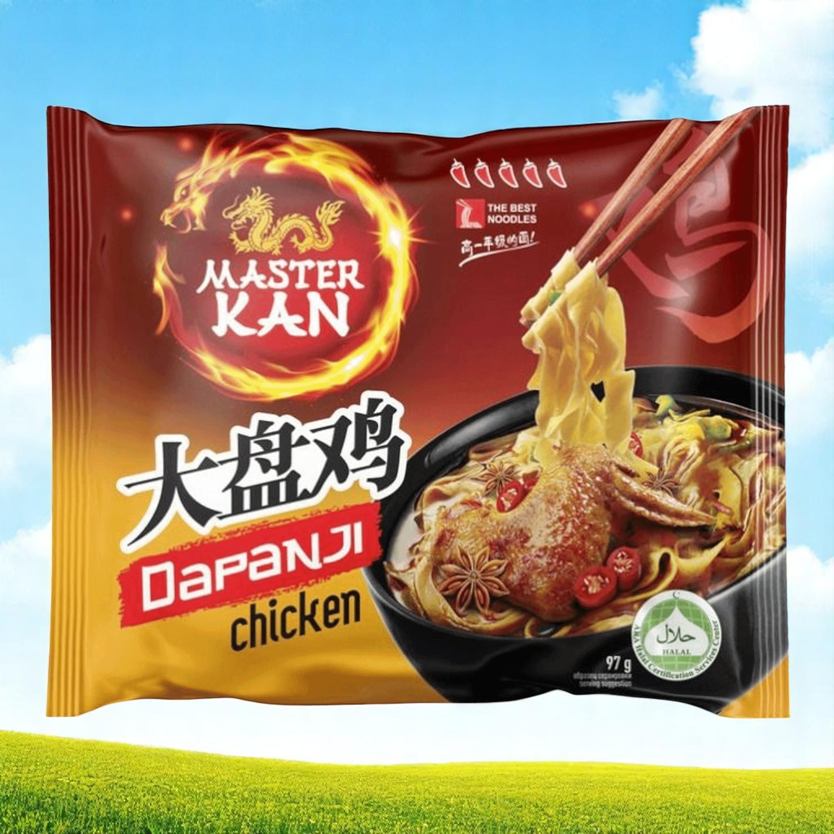 ЛБП Мастер Кан Dapanji пакет с курицей 97 гр