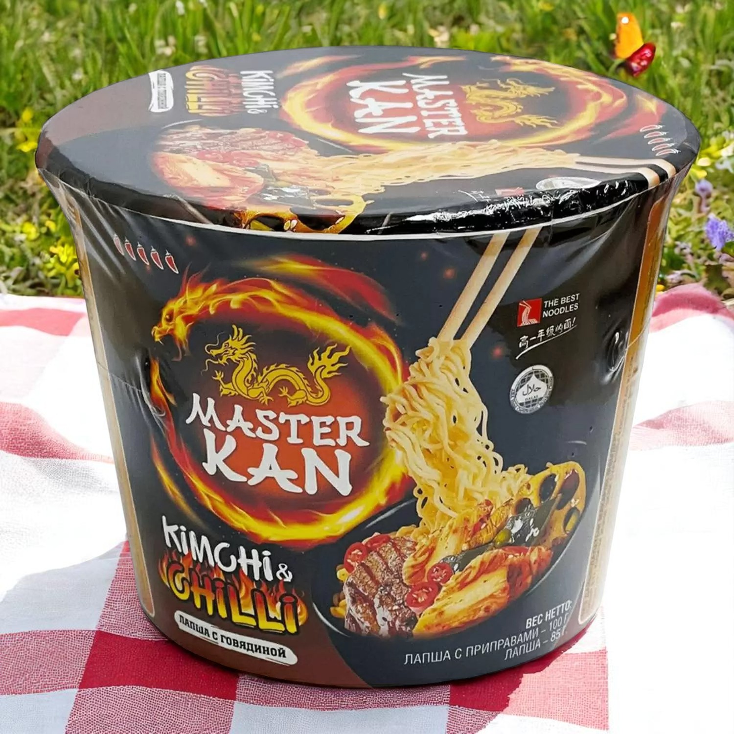 ЛБП Мастер Кан Chilli kimchi чашка с говядиной 100 гр