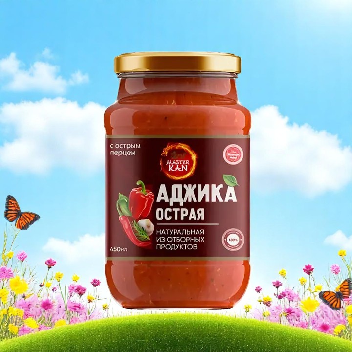 Аджика острая Мастер Кан 450 гр