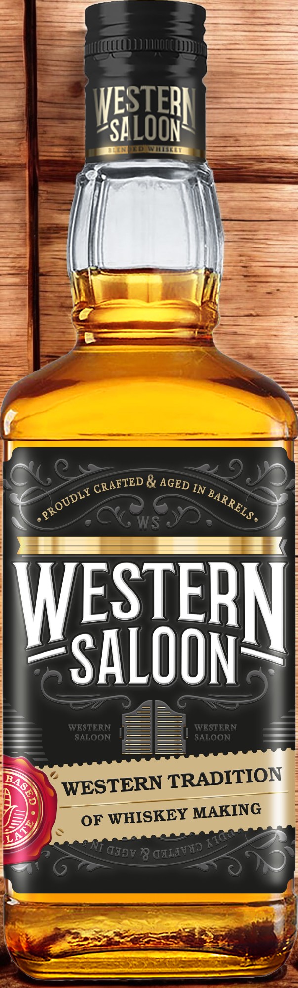 Виски “WESTERN SALOON” (“ВЕСТЕРН САЛУН”) 0,5л