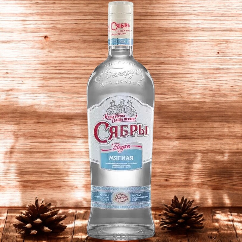 Водка “Сябры. Мягкая” 0,5л
