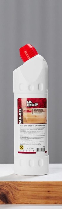 Гель для сантехники «Mr.Chisto» SAN-GEL, 0,75 л (ПНД)