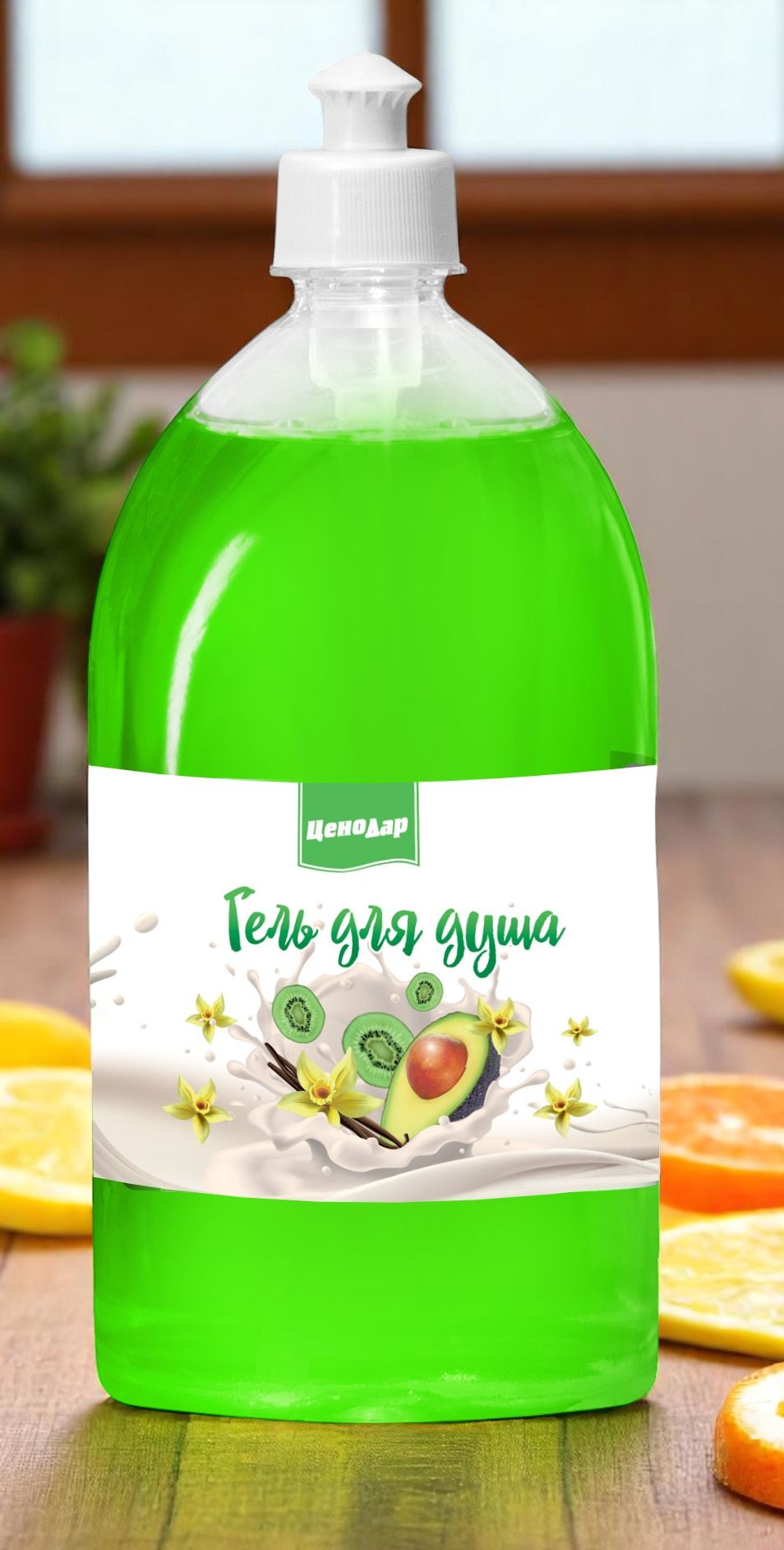 Гель для душа «ЦеноДар», 1 л ()