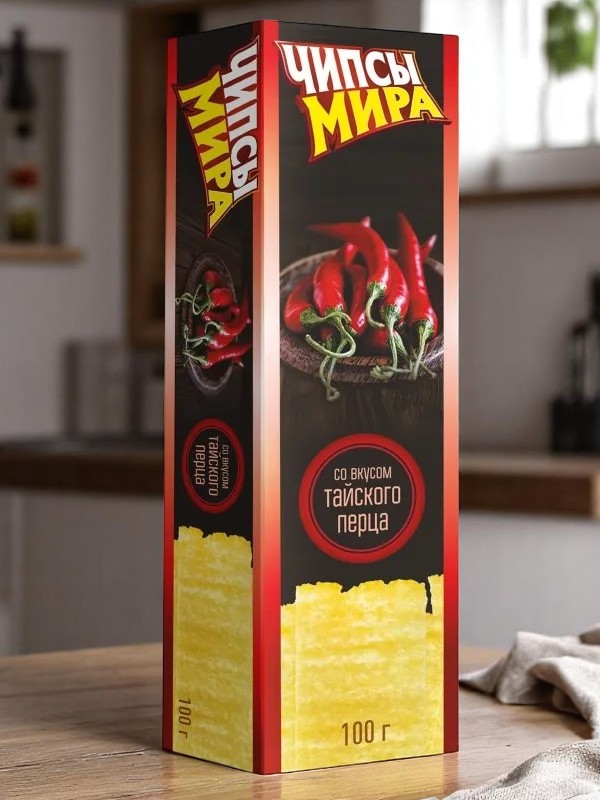 Чипсы МИРА со вкусом тайского перца 100 г