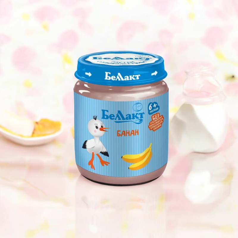 Пюре из банана “Беллакт” 100г, с 6 месяцев
