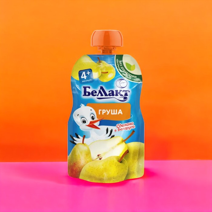 Пюре из груш “Беллакт” Gualapack, 90г, с 4 месяцев