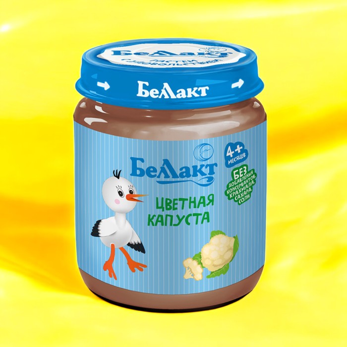 Пюре из цветной капусты “Беллакт “100г, с 4 месяцев