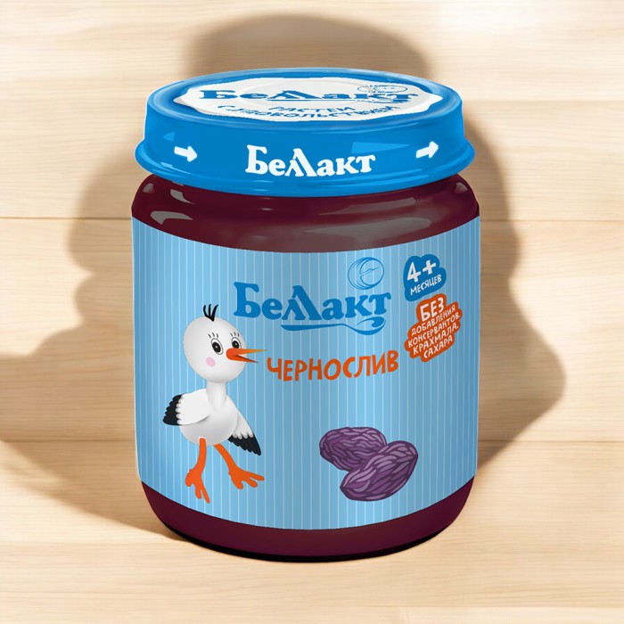 Пюре из чернослива “Беллакт” 100г, с 4 месяцев