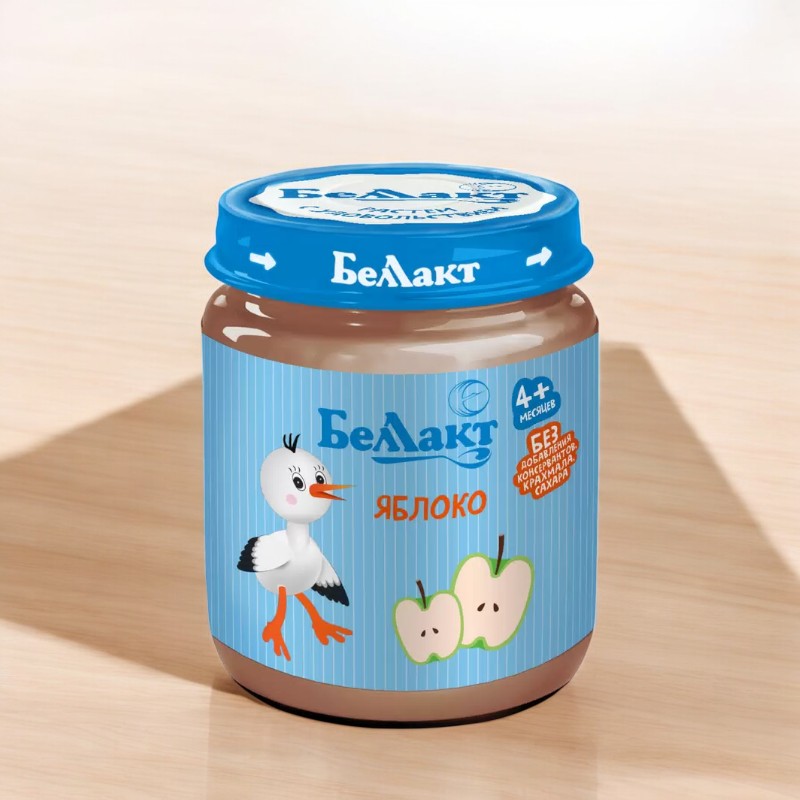 Пюре из яблок “Беллакт” 100г, с 4 месяцев