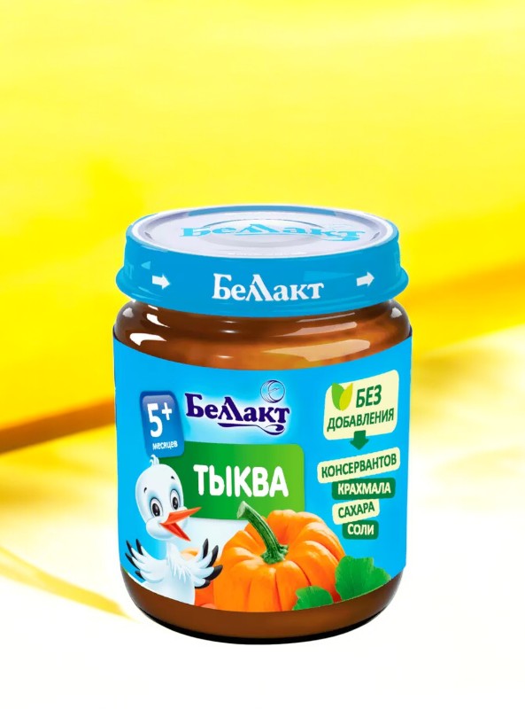 Пюре тыквенное “Беллакт” 100г, с 5 месяцев