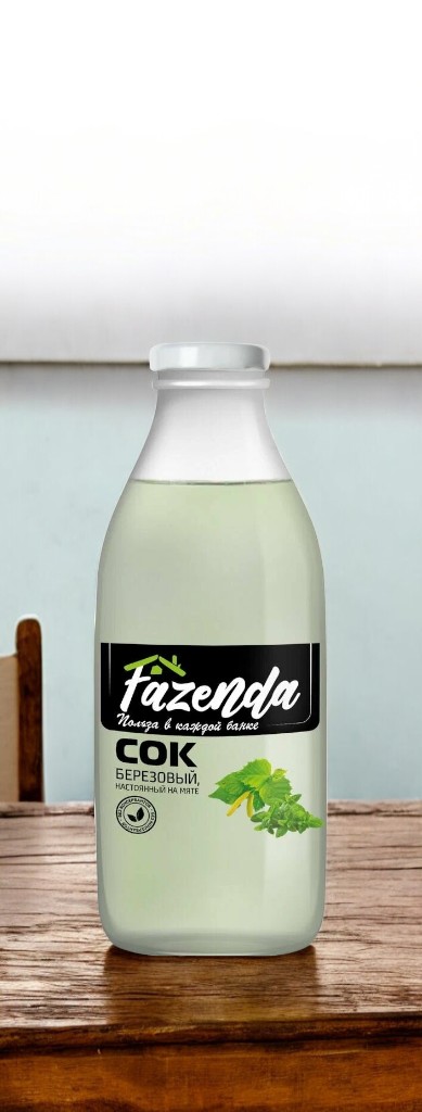 Сок березовый с/с 750г РБ, ТО  Fazenda