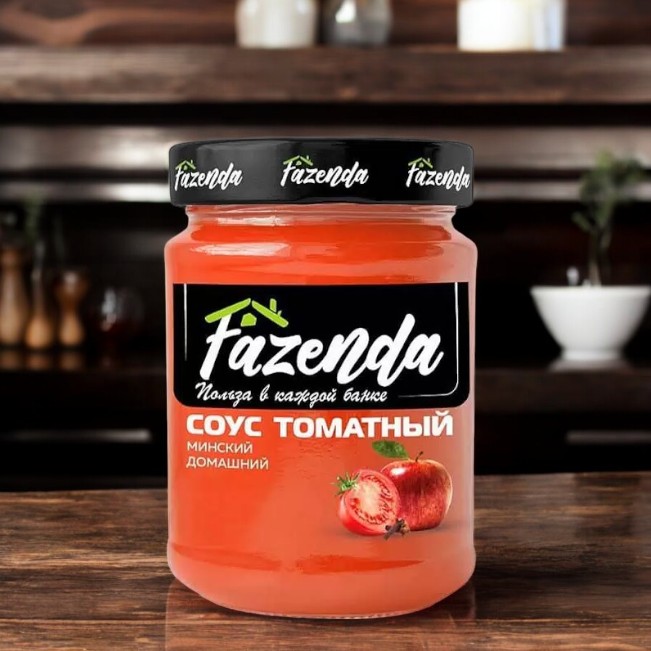 Соус томатный минский домашний стерилизованный 450г РБ, ТО Fazenda