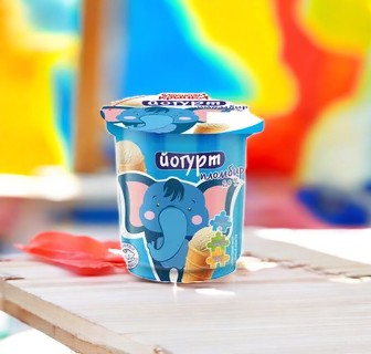 Йогурт для детей со вкусом пломбира 2,0% стакан 150г