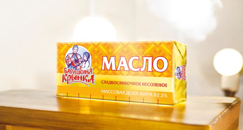 Масло сладкосливочное несоленое 82,5% фольга 1000г