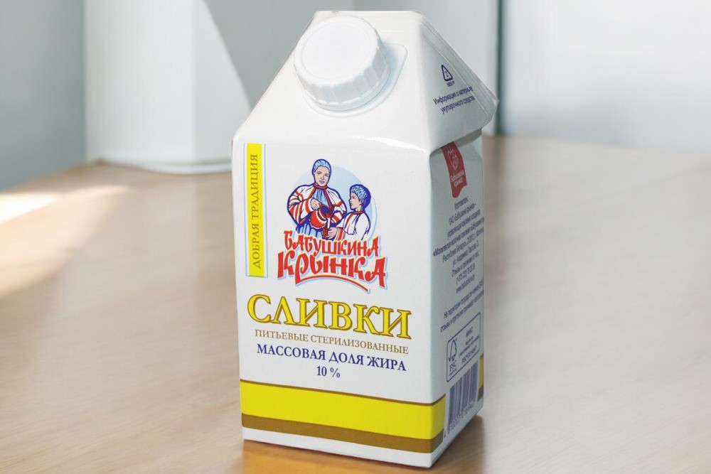 Сливки питьевые стерил. 10% Tetra Gemina Aseptic 1л