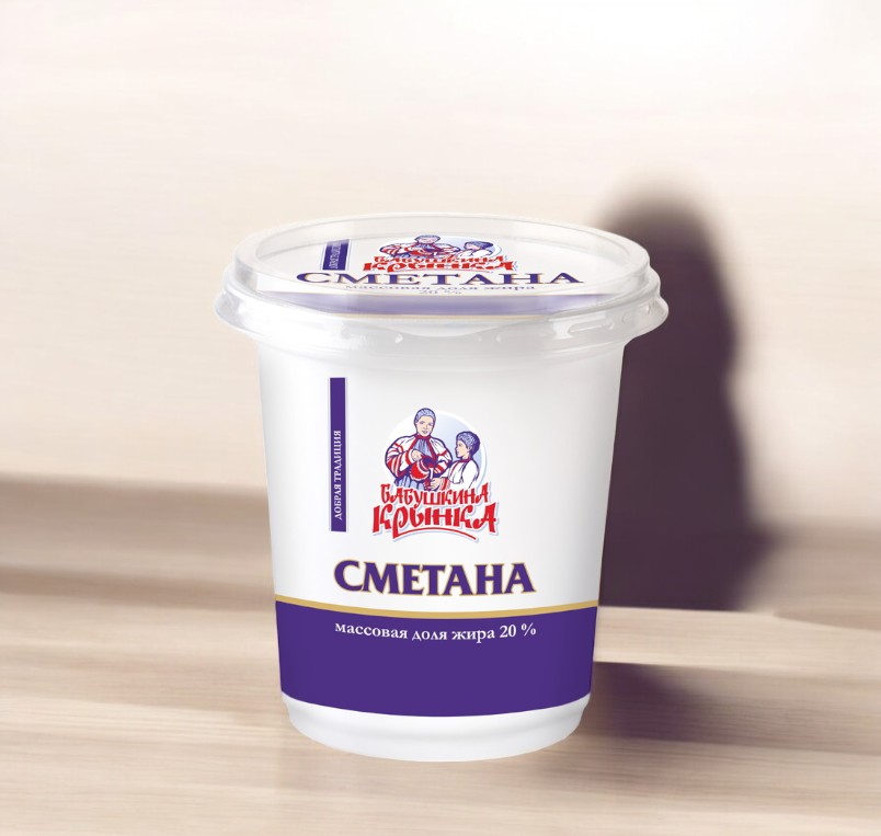 Сметана 20% п/стакан 380г