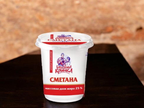 Сметана 25% п/стакан 380г