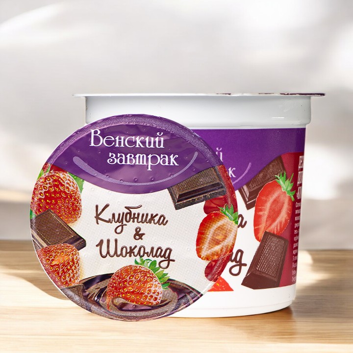 Десерт “Венский завтрак” 4,0% стакан 150 г клуб. с шок.