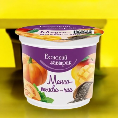 Десерт “Венский завтрак” 5,0% стакан 150 г манго-тыква-чиа