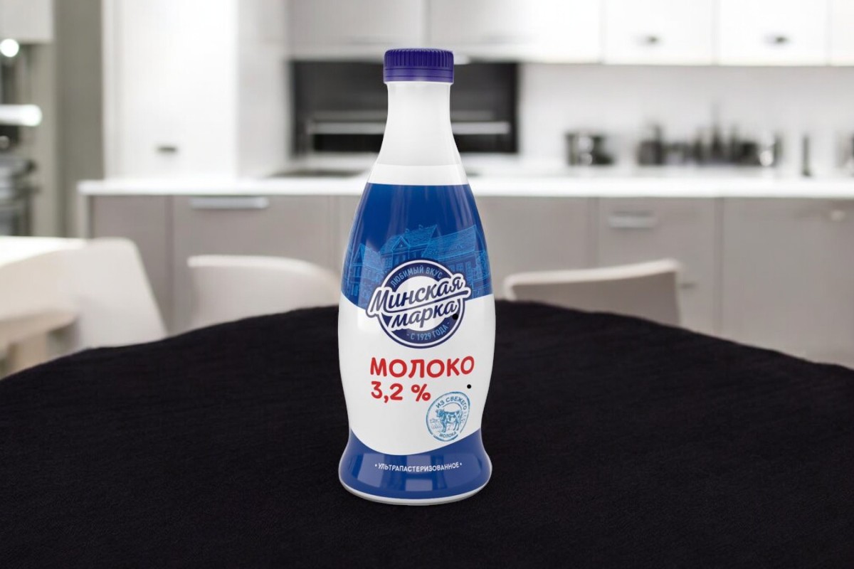 Молоко ультрапаст. “Минская марка” 3,2% ПЭТ-бутылка 0,9 л
