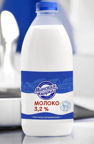 Молоко ультрапаст. “Минская марка” 3,2% ПЭТ-бутылка 1,5 л