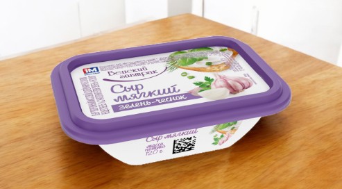 Сыр “Венский завтрак” 70,0% стакан 120 г зел-чеснок
