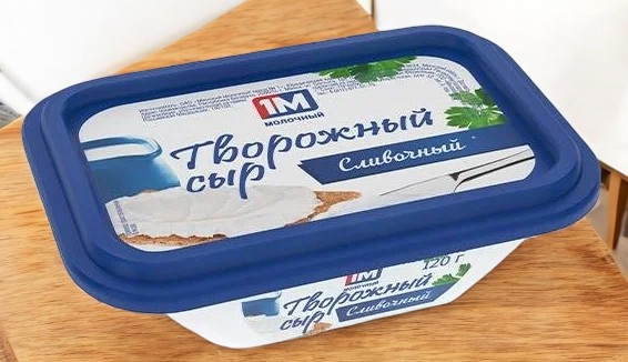 Сыр творожный 65,0% стакан 120 г сливочный
