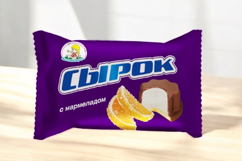 Сырок на мармеладе 20% пленка 50 г ванилин