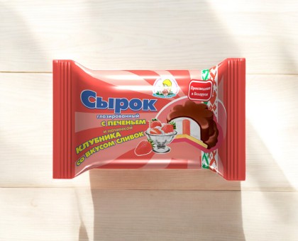 Сырок на печенье 20,0% пленка 40 г клуб-сливки