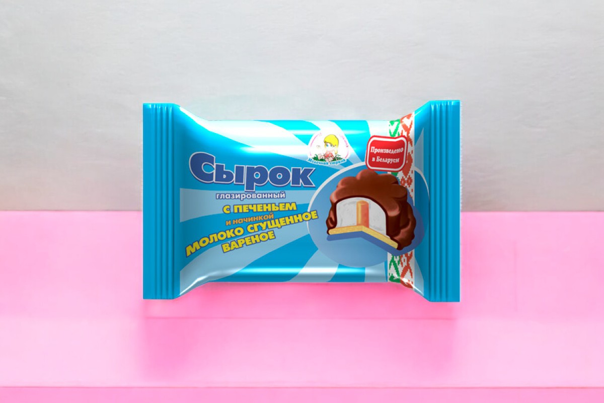 Сырок на печенье 20,0% пленка 40 г сгущенка